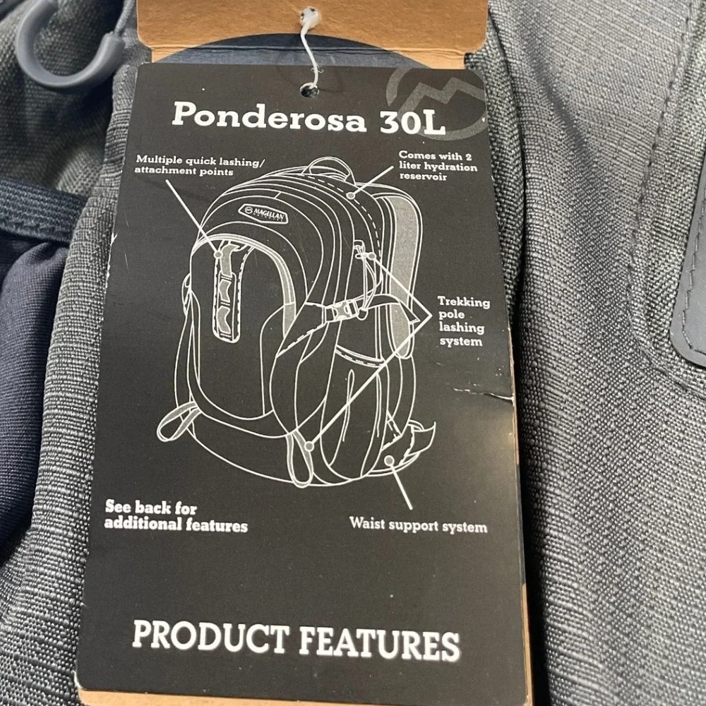 Magellan Outdoors Ponderosa 30L H2O Backpack Durable Storage Travel‎ 🌲 Hiking